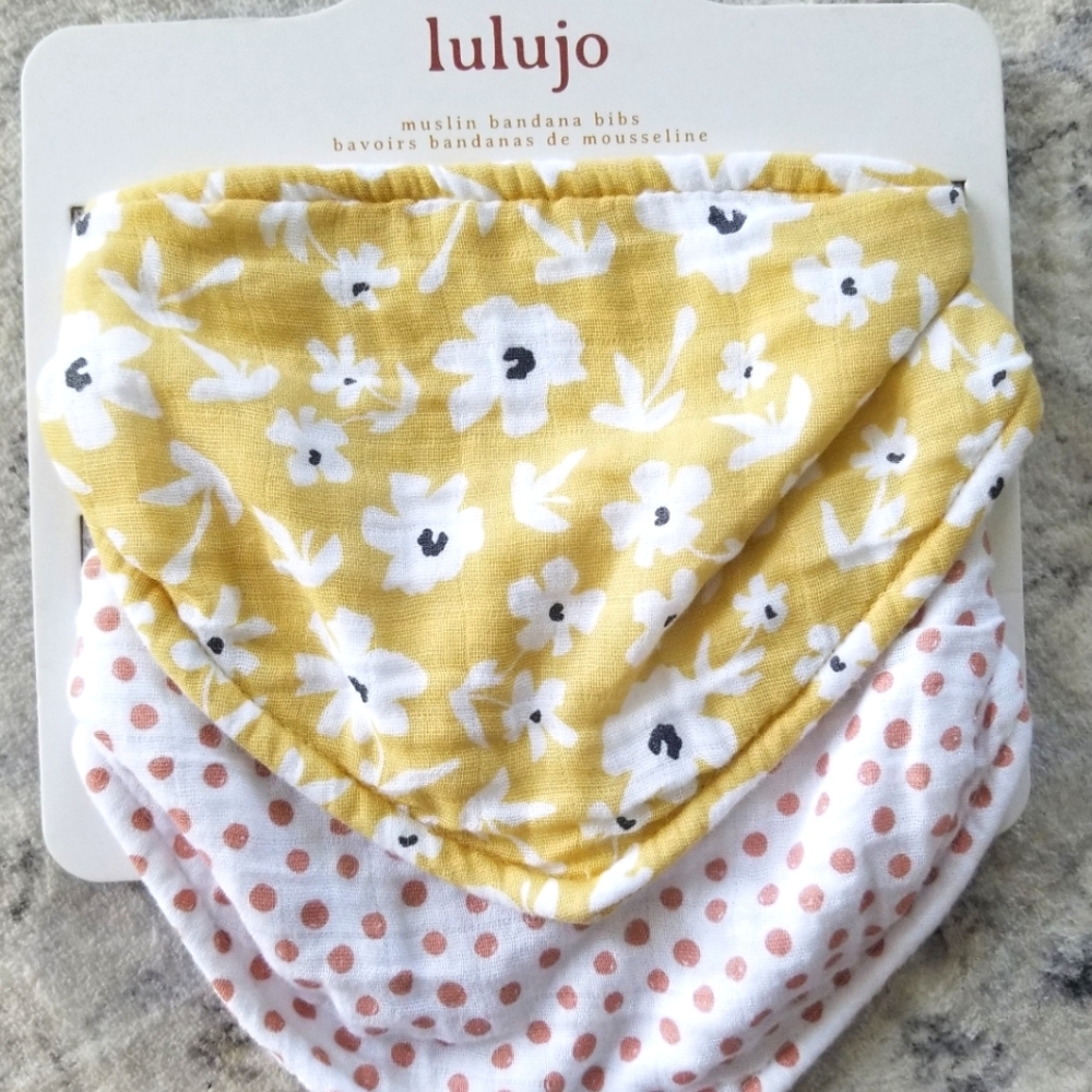 Lulujo Bibs. NWT.